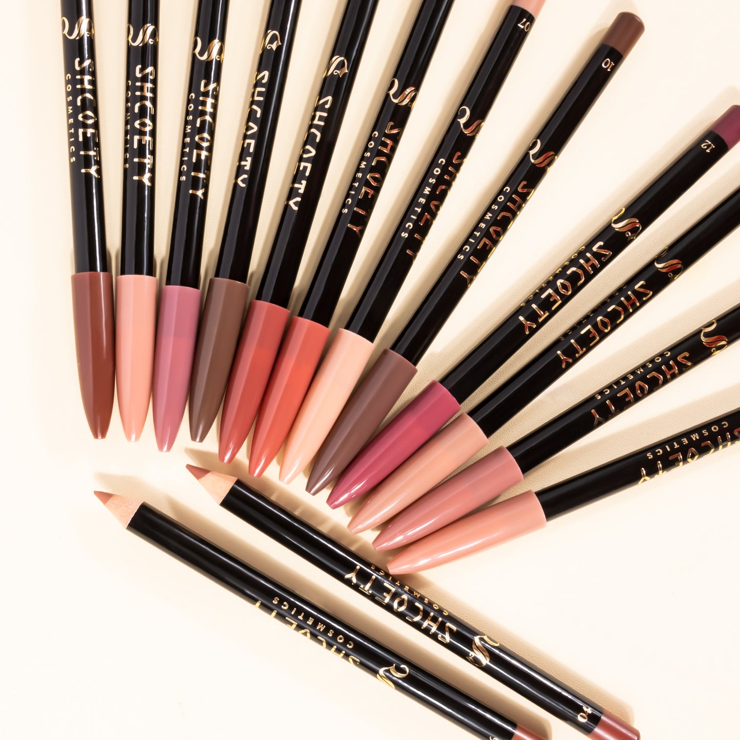 12 Color Lip Pencil Matte