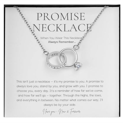 Promise Ring Necklace