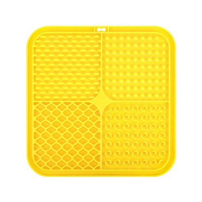 Silicone pet licking pad