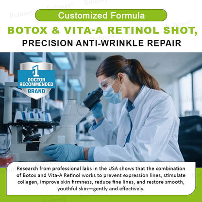 👨‍⚕️Made and shipped from Australia 💫Rolimey® Botox & Vita-A Retinol Shot Wrinkle-Lift Tightening cream - Last Day Promotion 70% OFF