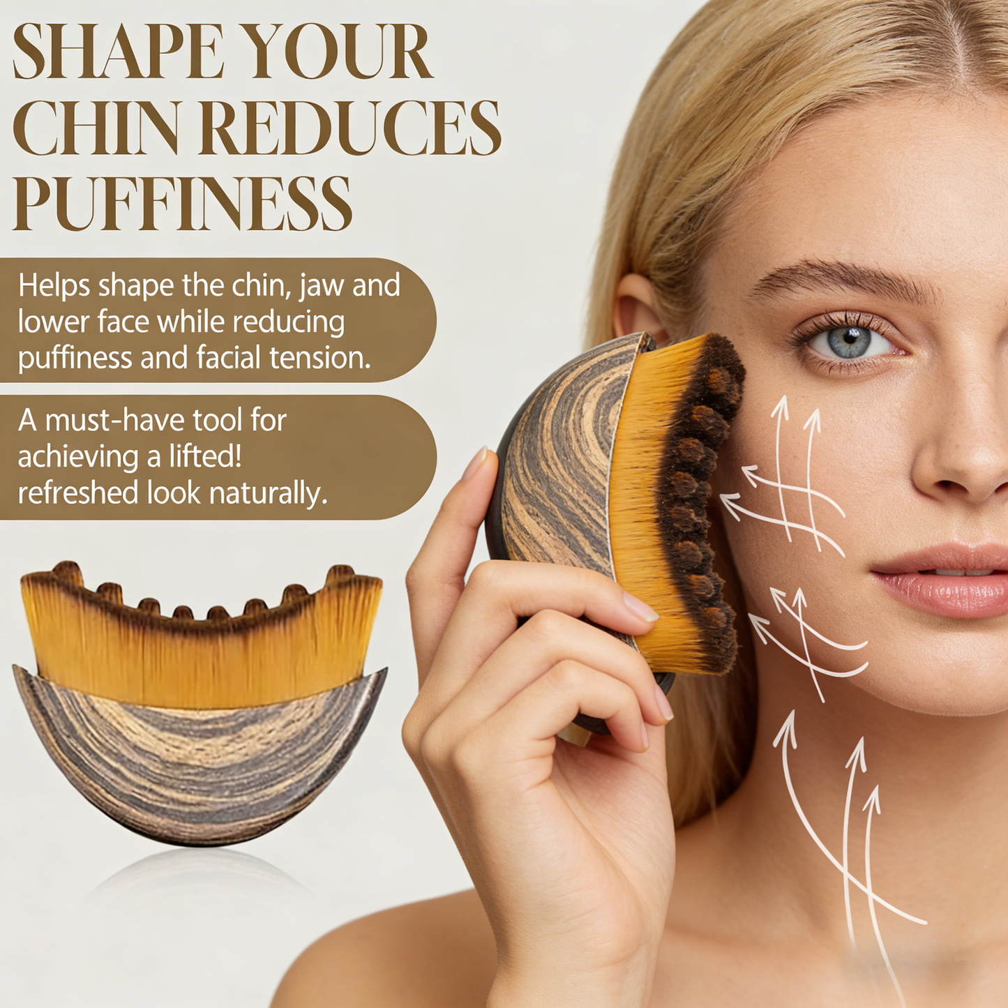 Final 3 hours 35% off:🔥Facial Brush Massage Eye and Neck Care Brush🔥
