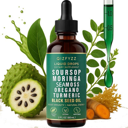 QIZFYZZ: Soursop Bitters Liquid Drops 10-in-1