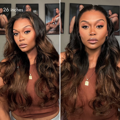 NatureMAX™ 200% / 250% Density Loose Wave Glueless 13x6 HD Lace Front Wig Human Hair Pre-Cut Lace Flexi-Fit Drawstring Cap