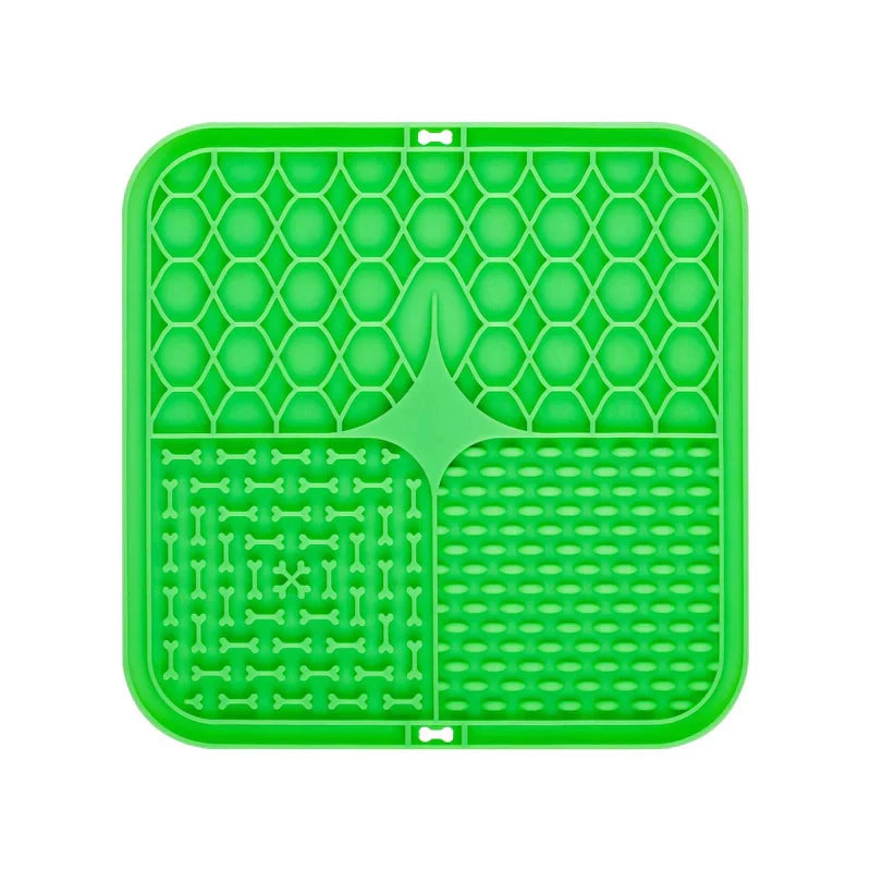 Silicone pet licking pad