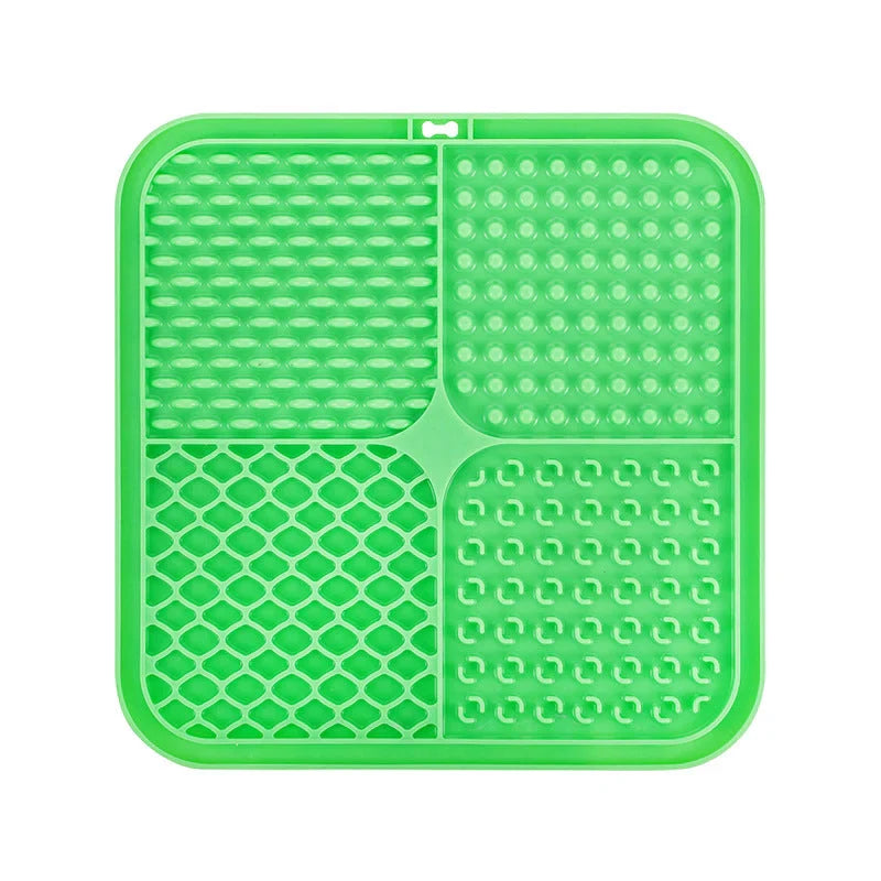 Silicone pet licking pad
