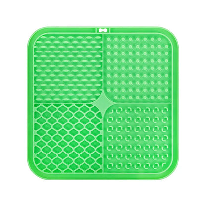 Silicone pet licking pad