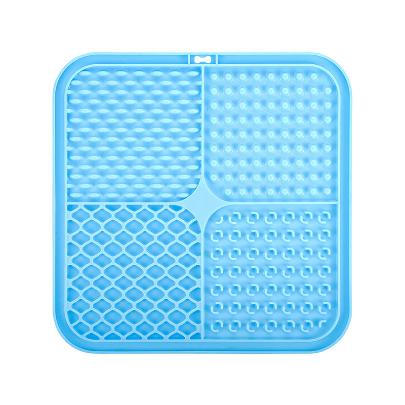 Silicone pet licking pad