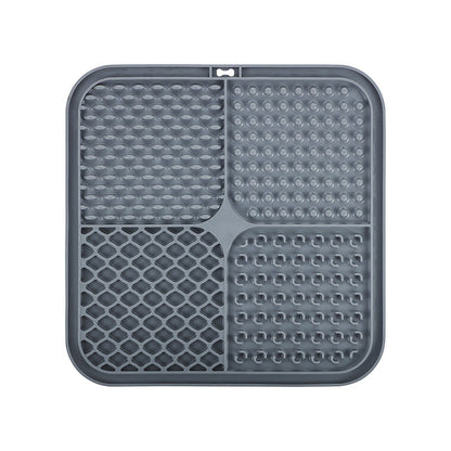 Silicone pet licking pad