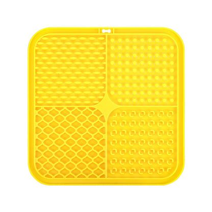 Silicone pet licking pad