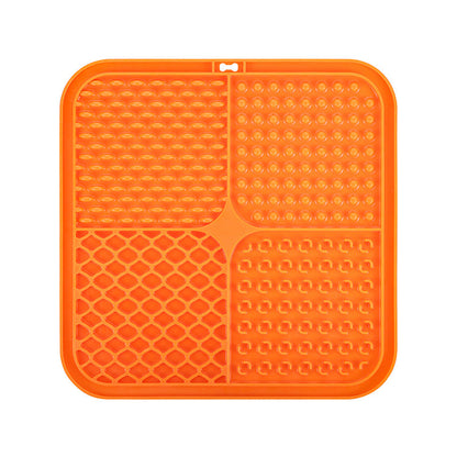 Silicone pet licking pad