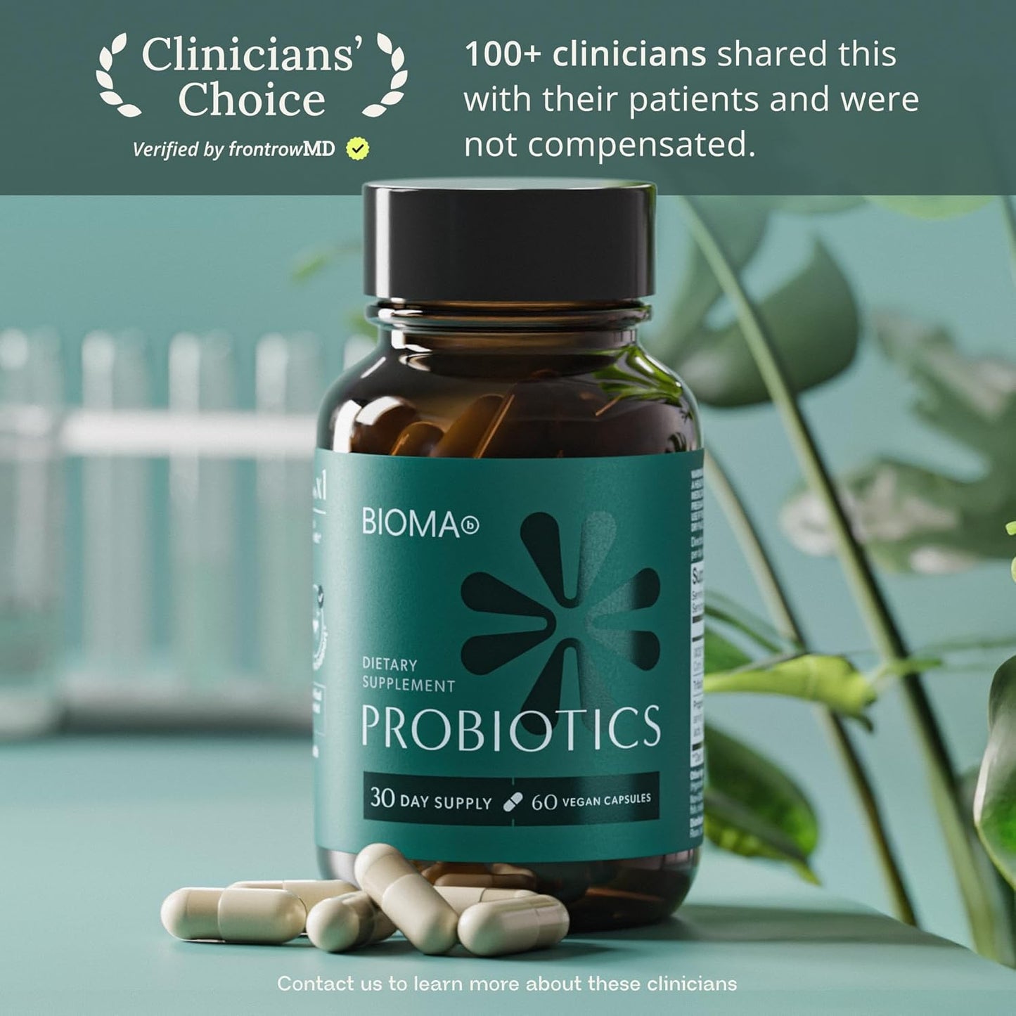 BIOMA Probiotics - Digestive Health Probiotic - Gut Support for Men & Women with Xylooligosaccharides, Tributyrin & Bifidobacterium - Vegan & Gluten Free - 60 Delayed-Release Capsules (30-Day Supply)