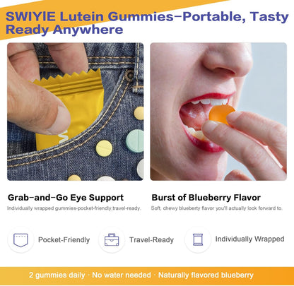 Lutein Gummies for Eye Health – Vision Support Eye Vitamins | Blueberry Flavor | 60 Gummies-Shop
