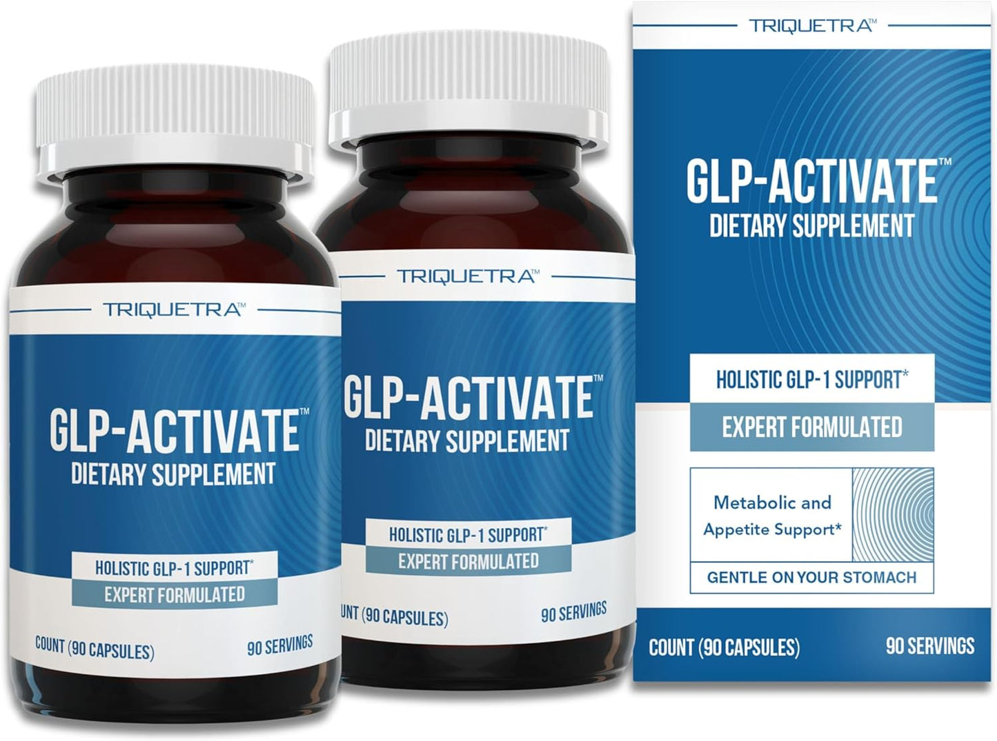 GLP-Activate | Hunger & Metabolism Support - Formulated to Help Support GLP-1 Pathways - Expert Formulated Supplement - 1 Capsule for Balanced Appetite & Metabolic Wellness Daily (90 Servings)