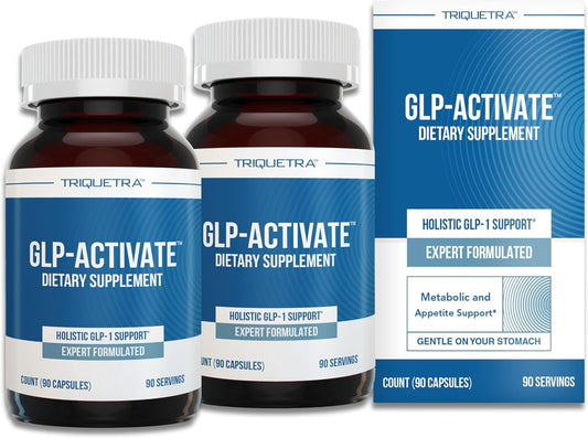 GLP-Activate | Hunger & Metabolism Support - Formulated to Help Support GLP-1 Pathways - Expert Formulated Supplement - 1 Capsule for Balanced Appetite & Metabolic Wellness Daily (90 Servings)