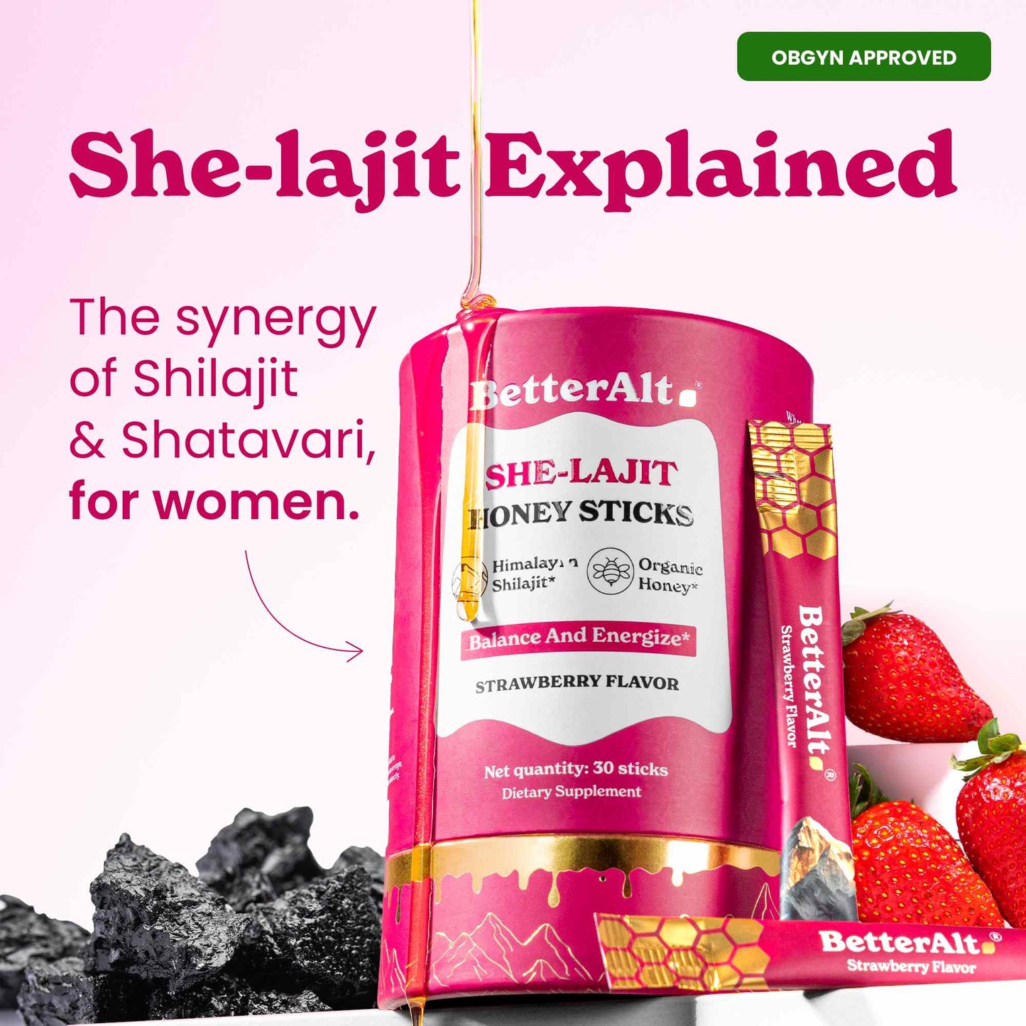 SHE-Lajit Honey Sticks