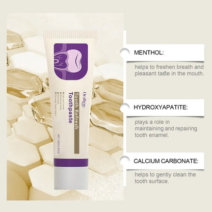 Hot Teeth Whitening Toothpaste Protects Gum Brighten Yellow Oral Care Fresh Breath Teeth Stain Cleaning Tooth Refresh Toothpaste-Shop
