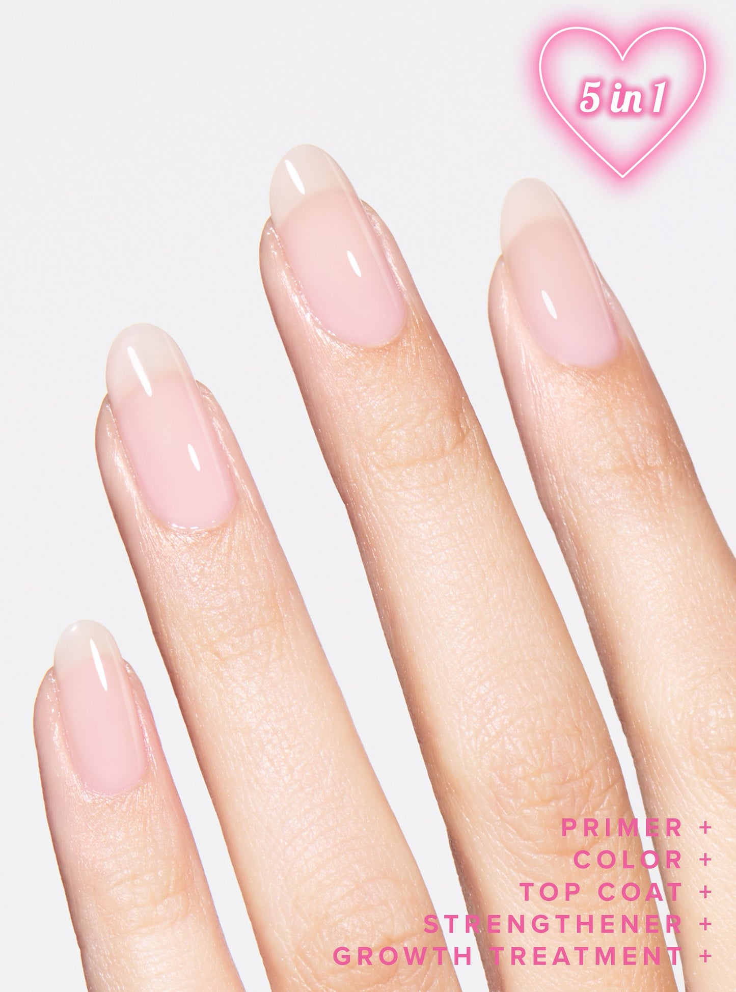 SIGNATURE PINK 5-IN-1 RAPID GROWTH NAIL TREATMENT
