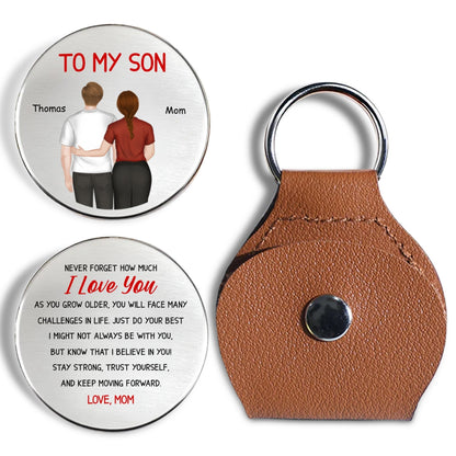 My Boy My Son From Mom - Personalized Custom Pocket Hug