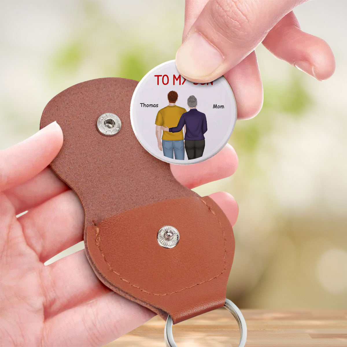 My Boy My Son From Mom - Personalized Custom Pocket Hug