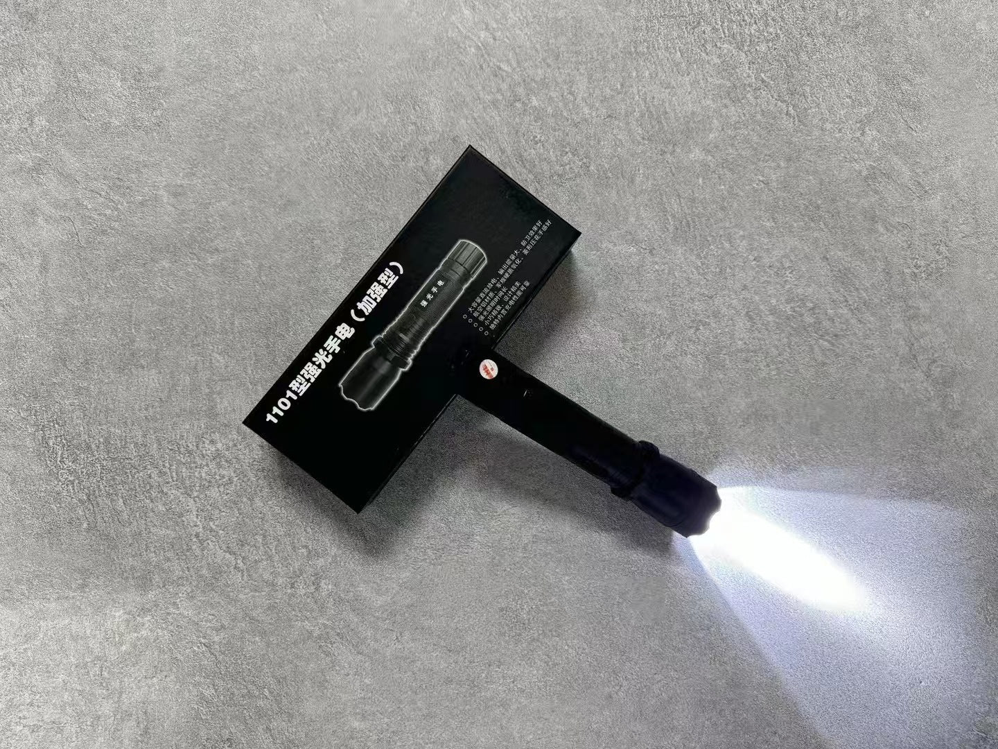 Electric shock strong light flashlight  1101