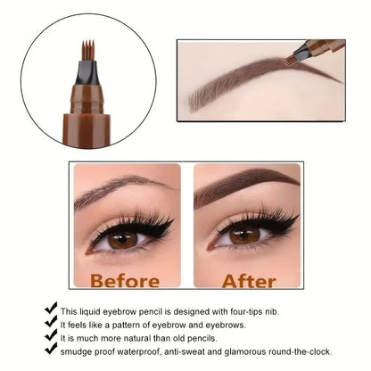 Micro-Fine Eyebrow Pen Draw Individual Brow Hairs