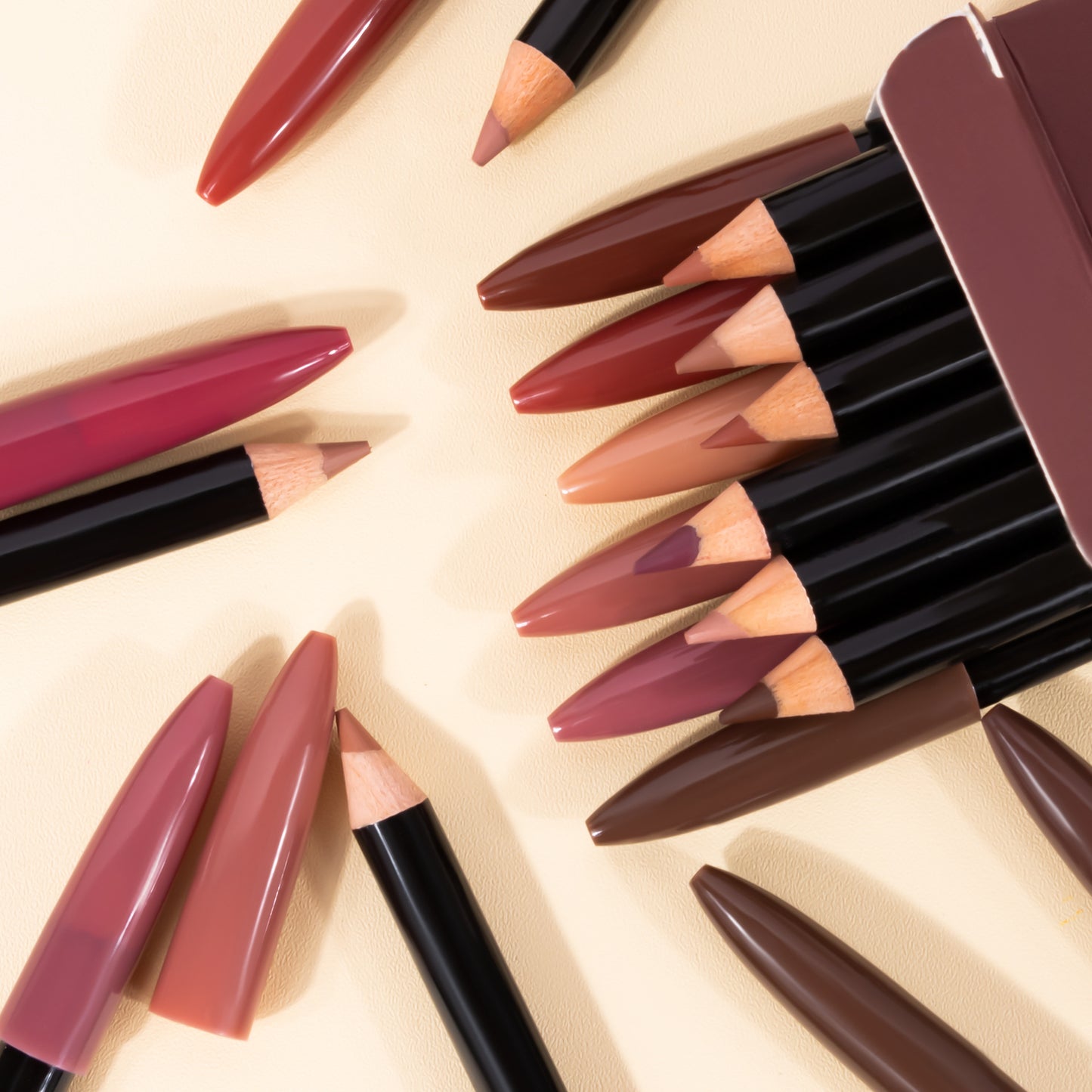 12 Color Lip Pencil Matte