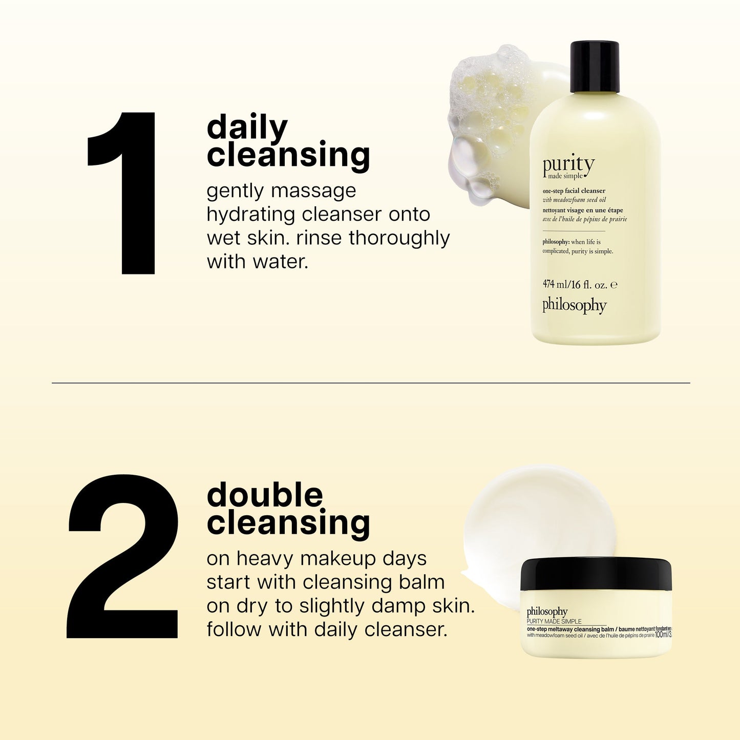 one-step meltaway cleansing balm