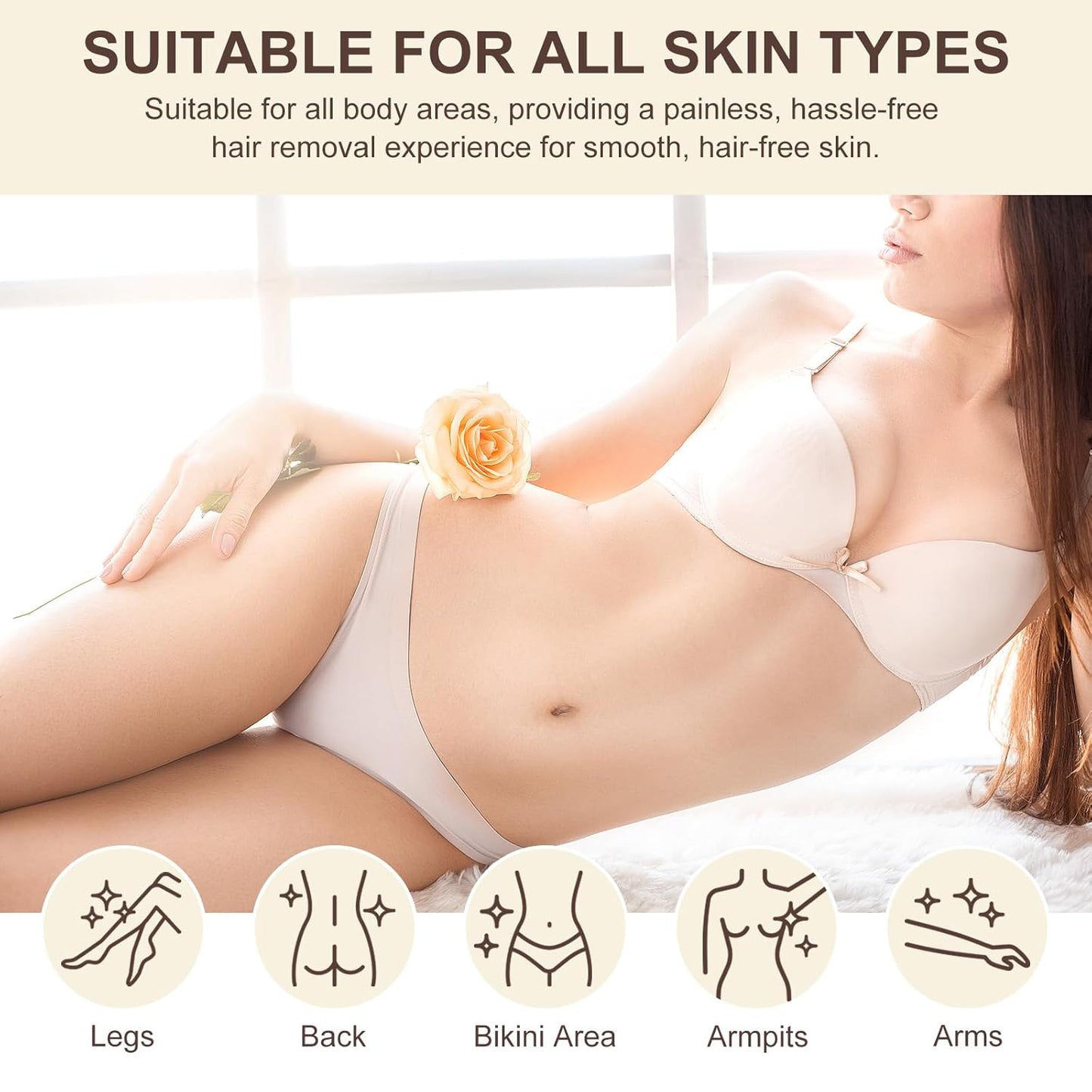 Natural Hair Removal Oil - Cyperus Rotundus Oil for Permanent Hair Reduction & Silky Smooth Skin