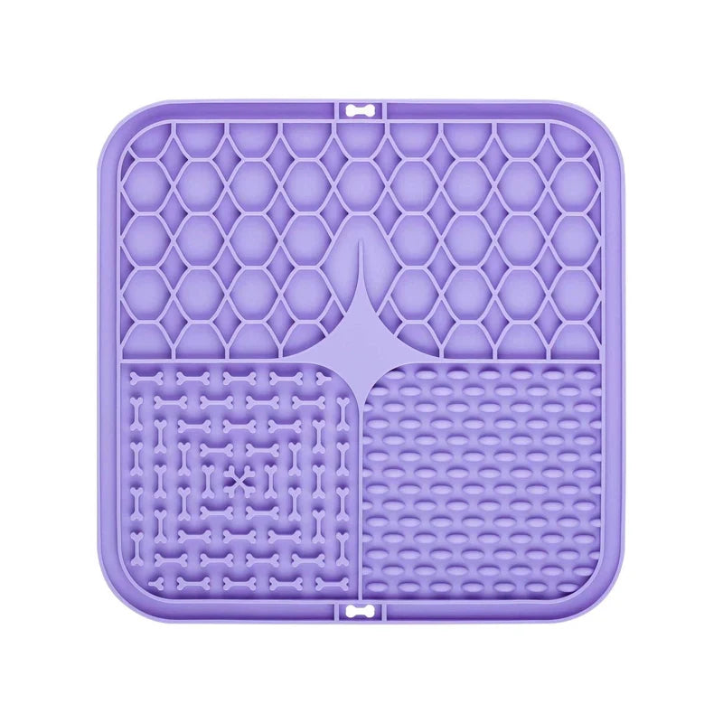 Silicone pet licking pad