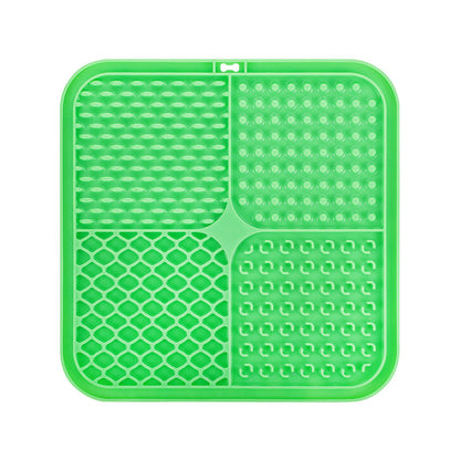 Silicone pet licking pad
