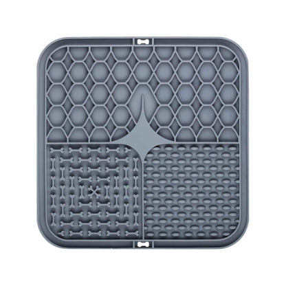 Silicone pet licking pad