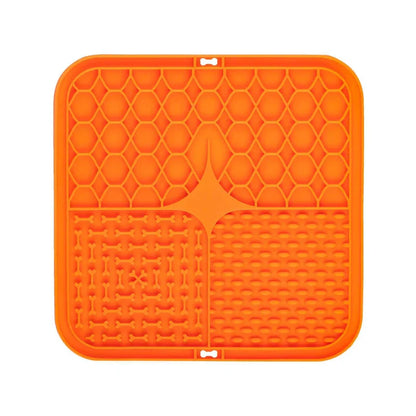 Silicone pet licking pad