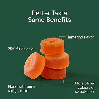 10-1 Alpha Gummies | 4000 mg Pure Himalayan Shilajit I KSM 66 Ashwagandha | Maca Root| Tongkat Ali |75% Fulvic Acid| No Sugar | GMO Free I Clean Lab Certified I 85+ Trace Minerals