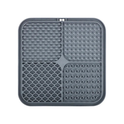 Silicone pet licking pad