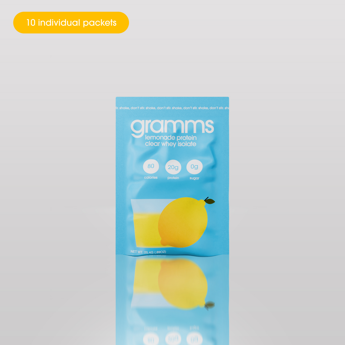 lemonade protein travel pack 450g
