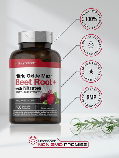 Nitric Oxide Max with Beet Root | 180 Capsules