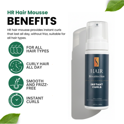 Hair Resurrection – Instant Curls Frizz-Free Styling Mousse