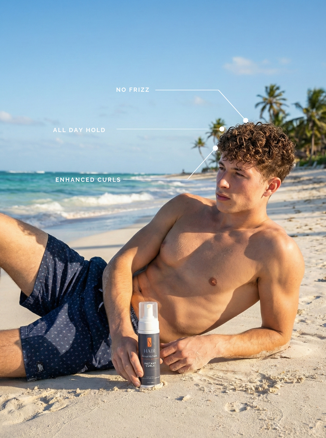Hair Resurrection – Instant Curls Frizz-Free Styling Mousse