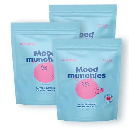 JoySpring Saffron Gummies, Plant-Based Mood Support, Sugar-Free, Gluten-Free