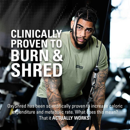 Oxyshred Pre Workout Powder - Preworkout Powder with L Glutamine & Acetyl L Carn