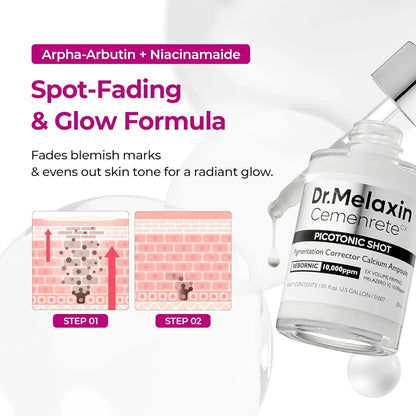 Dr.Melaxin Cemenrete Picotonic Shot Calcium Serum for Firming Density collagen s-Shop