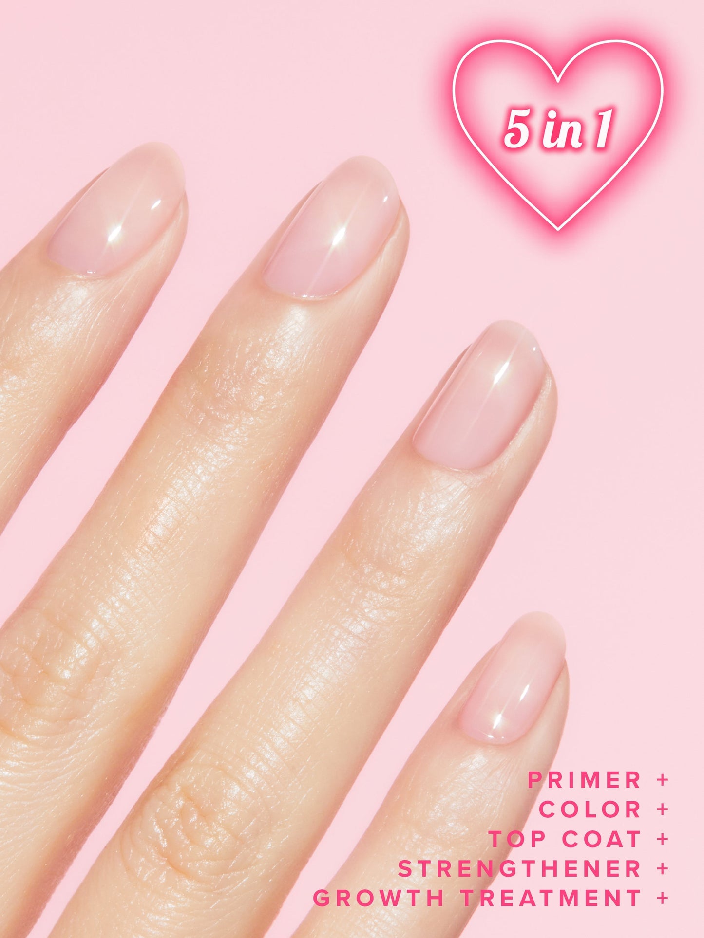 SIGNATURE PINK 5-IN-1 RAPID GROWTH NAIL TREATMENT