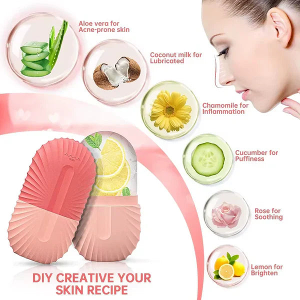 Instant Puffiness Relief, Skin Tightening & Natural Glow Tool for Face, Eyes & Neck
